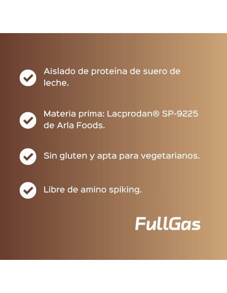 100% Isolate Whey (Aislado) - Arroz con leche - 454g
