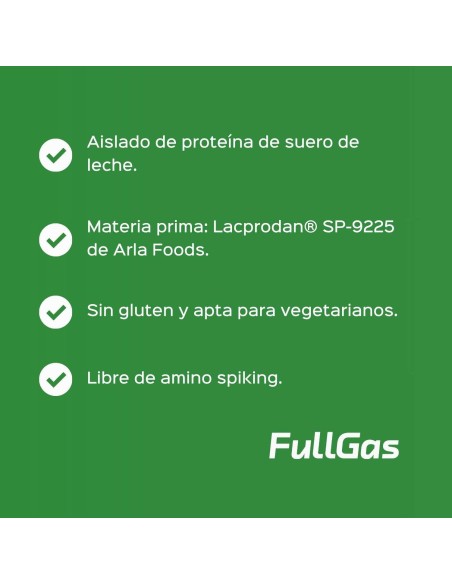 100% Isolate Whey (Aislado) - Neutro/Natural - 454g
