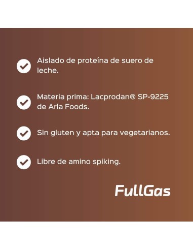100% Isolate Whey (Aislado) - Chocolate smoothie - 454g