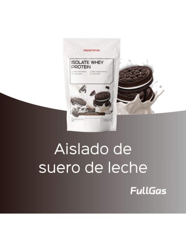100% Isolate Whey (Aislado) - Cookies & Cream - 454g
