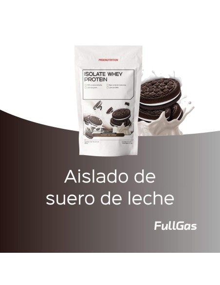100% Isolate Whey (Aislado) - Cookies & Cream - 454g