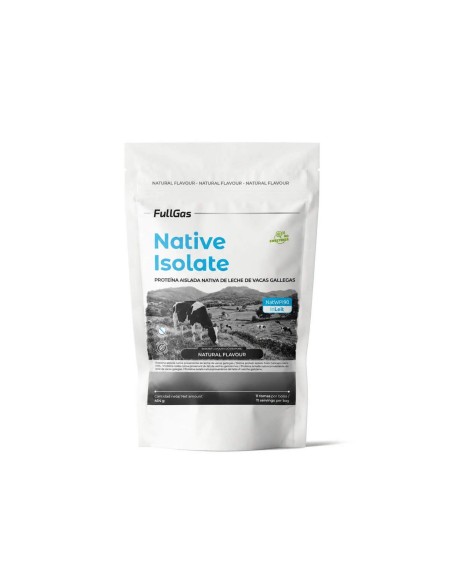 Isolat indigène (natif de lactosérum) - Sans édulcorant - Naturel - 454g
