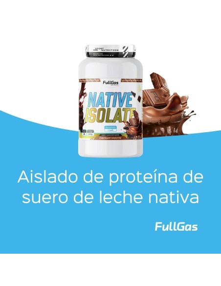 Native Isolate (Whey Nativa) - Con Edulcorante - Chocolate smoothie - 1,8kg