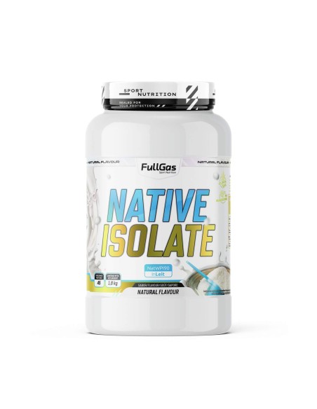 Isolat indigène (lactosérum) - Sans édulcorant - Naturel - 1,8 kg