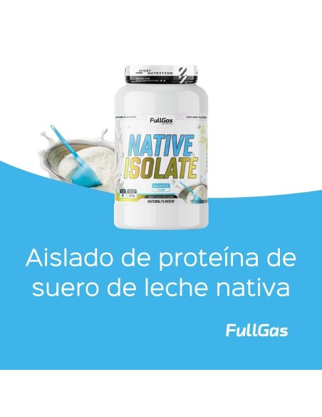 Native Isolate (Whey Nativa) - Sin Edulcorante - Natural - 1,8kg