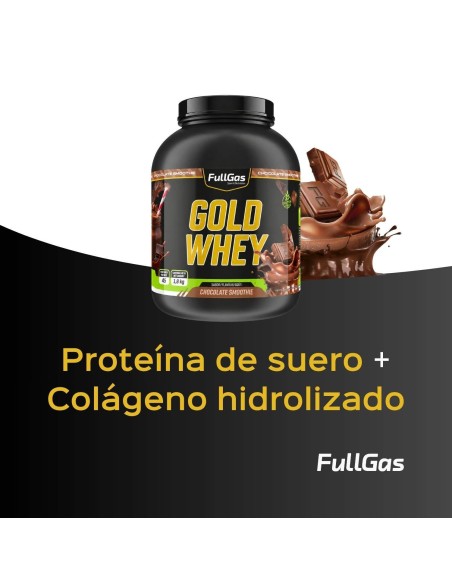 Gold Whey (Whey+Colágeno) - Chocolate smoothie - 1,8kg