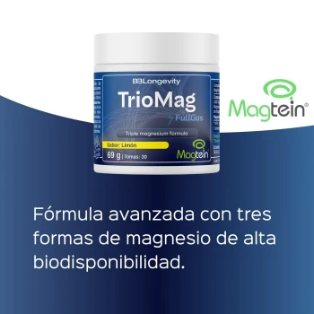TrioMag - Formula de triple magnesio. Con Treonato de Magnesio, Bisglicinato de Magnesio y Citrato de Magnesio 2