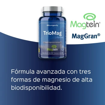 Comprar TrioMag (fórmula triple magnesio: Treonato Magtein® + Bisglicinato + Citrato) 2