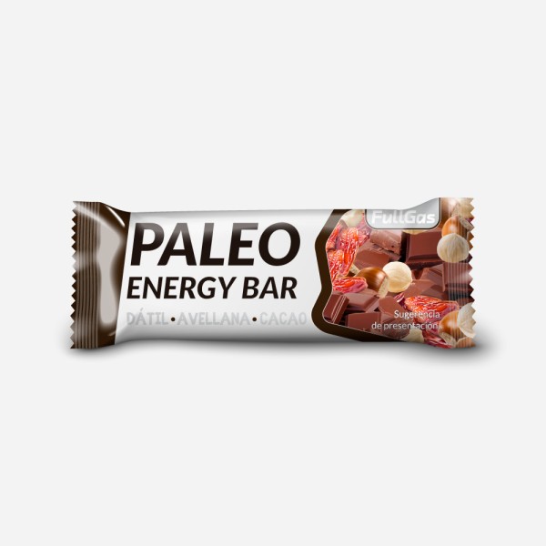 Paleo Energy Bar Avellana-Cacao 50g