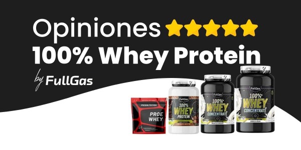 Opiniones de 100% Whey (Concentrado de Proteína) de FullGas