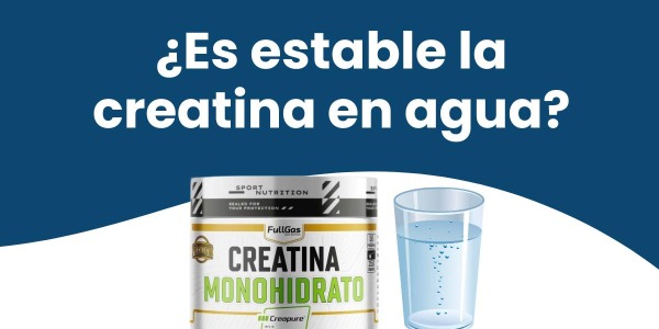 ¿La creatina se degrada en agua o cualquier líquido?