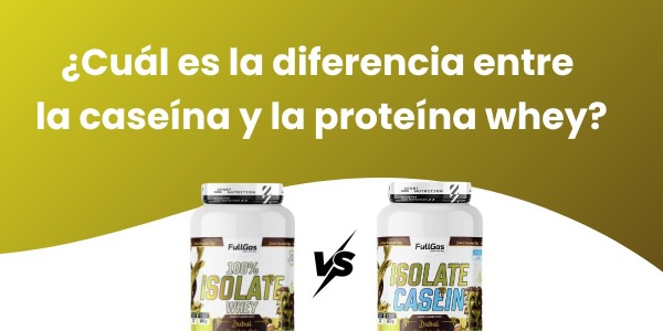 ¿Cuál es la diferencia entre la caseína y la proteína whey?