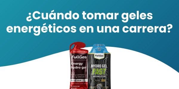 ¿Cuándo tomar geles energéticos en una carrera? Guía según la distancia y la duración