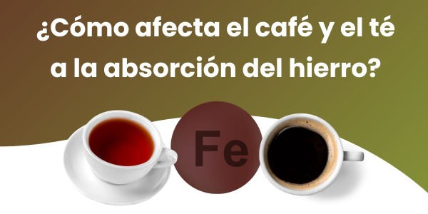 ¿Cómo afecta el café y el té a la absorción del hierro? Lo que debes saber