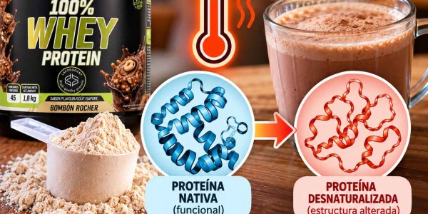 ¿La proteína en polvo se puede calentar o se desnaturaliza?